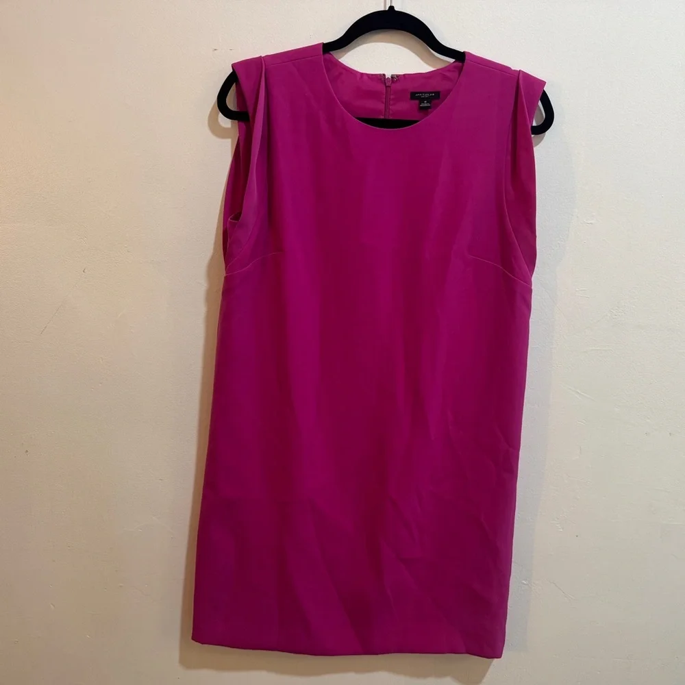 Ann Taylor Hot Pink Shift Dress
